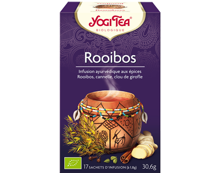 YOGI TEA Tisanes en sachet - Rooibos - 17 Sachets
