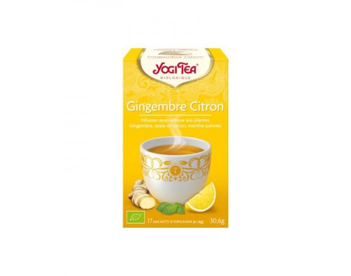 YOGI TEA Infusion Gingembre Citron - 17 sachets