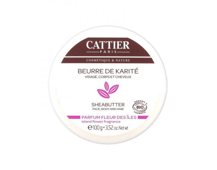 CATTIER Cattier Beurre de Karité Parfum Fleur des Îles 100 g