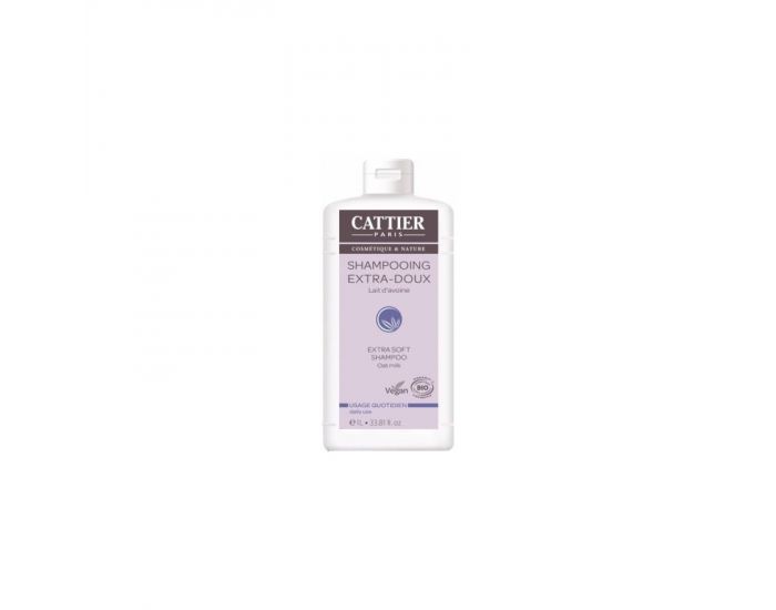 CATTIER Shampooing Extra Doux - Usage Quotidien - 1 litre