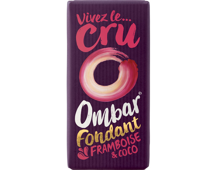 OMBAR Chocolat Cru Fondant Framboise Coco - 35 g
