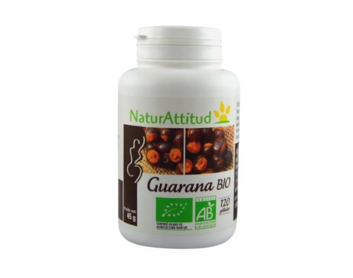 NATUR ATTITUD Guarana Bio - 120 glules vgtales de 300mg