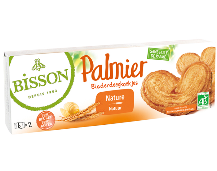 BISSON Palmiers Pur Beurre - 100 g