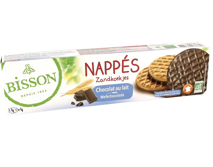 BISSON Napps Chocolat au Lait - 160 g