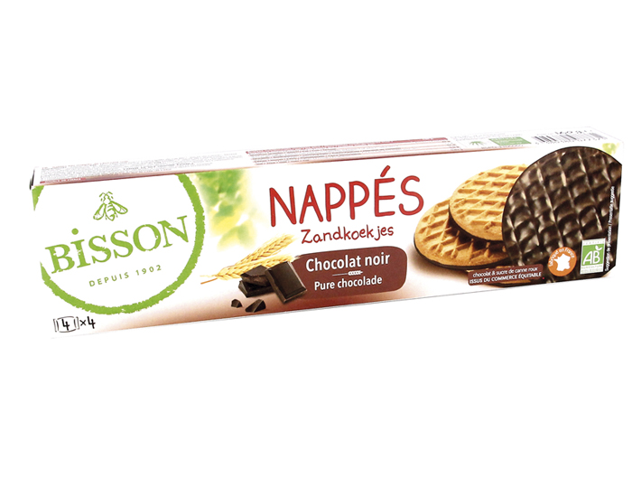BISSON Napps Chocolat Noir - 160 g
