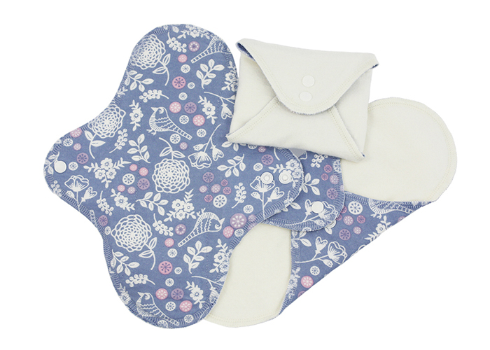 IMSEVIMSE Serviettes Hyginiques Lavables Classic - Jardin - Lot de 3