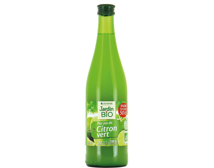 JARDIN BIO Pur Jus de Citron Vert - 50 cl