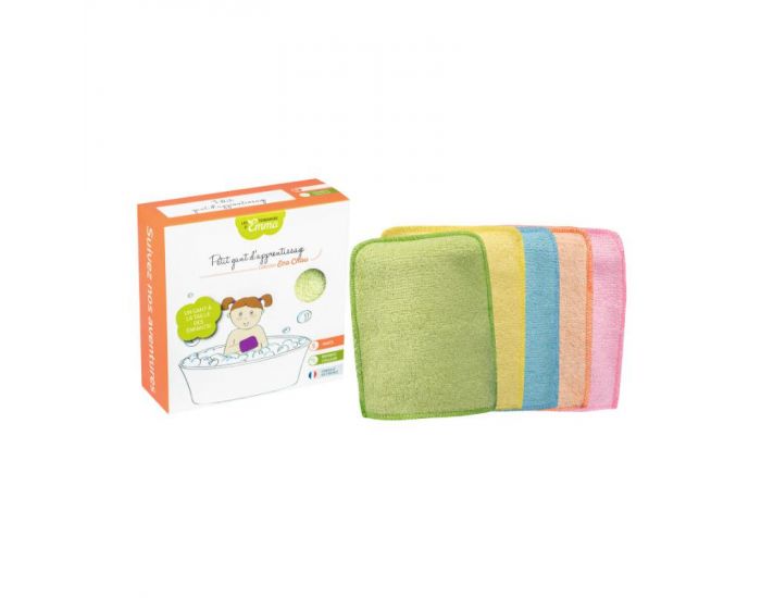 LES TENDANCES D'EMMA Gant de Toilette d'Apprentissage - Lot de 5