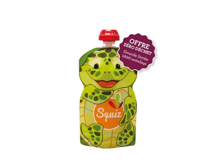 SQUIZ Gourde R�utilisable - Amazonie Tortue - 130 ml