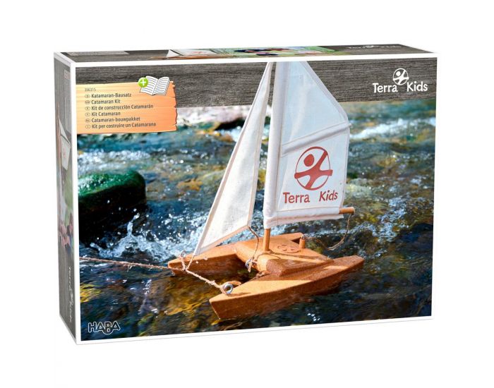 HABA Kit d'Assemblage Catamaran - D�s 8 ans