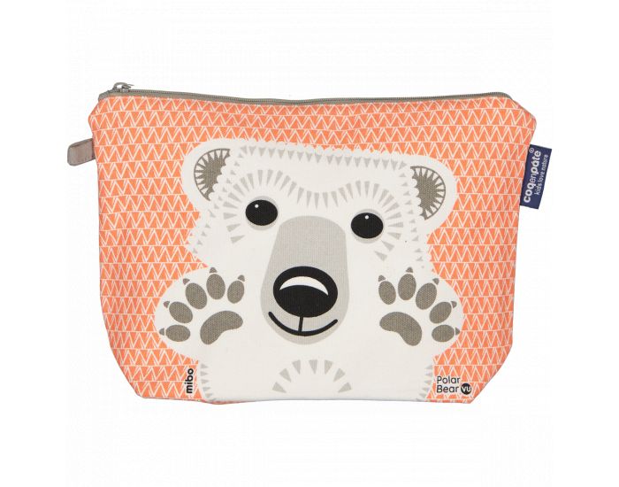 COQ EN P�TE Trousse de toilette ours polaire Rose