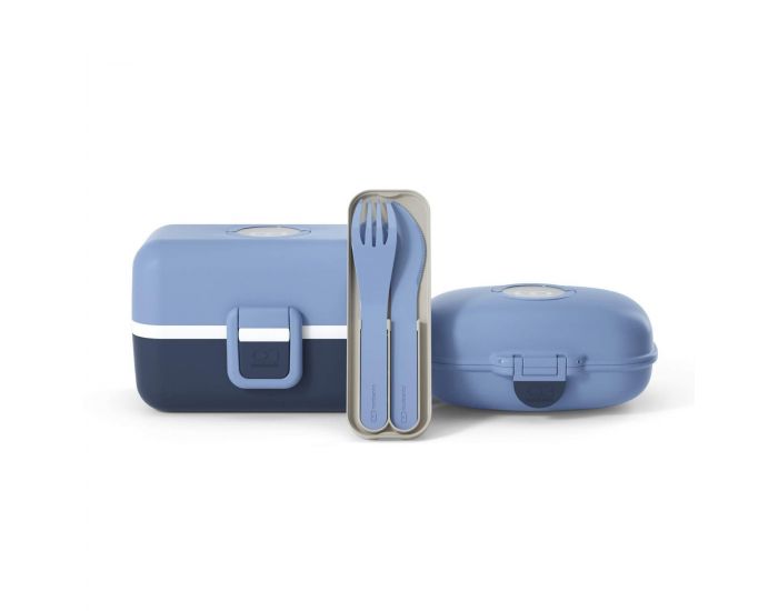 MONBENTO - Pack Lunch Box Enfant - bleu infinity