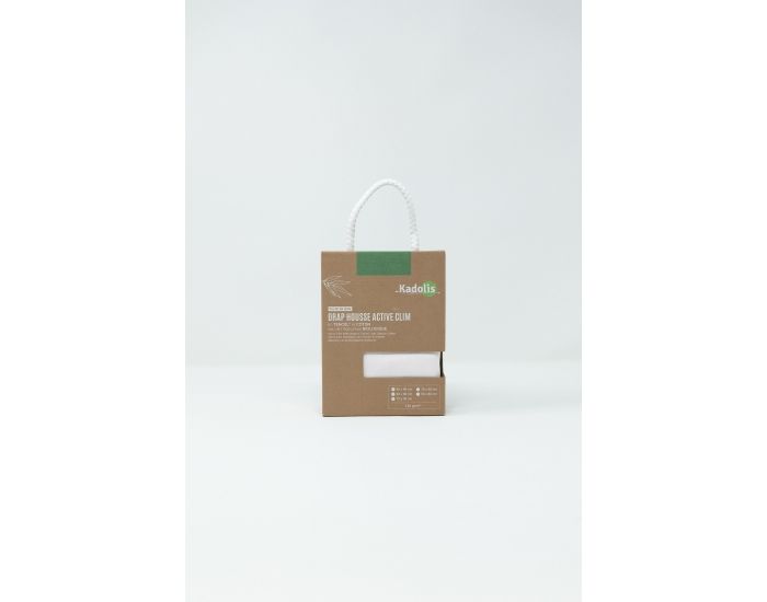 KADOLIS Drap housse TENCEL� Active clim - Landau Blanc