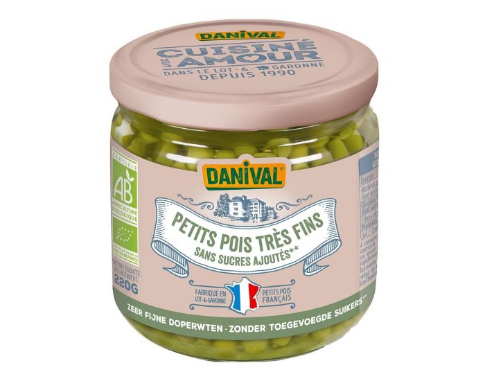 DANIVAL Petits pois tr�s fins bio