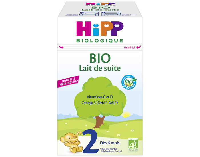 HIPP Lait de Suite 2 - Ds 6 mois - 700g
