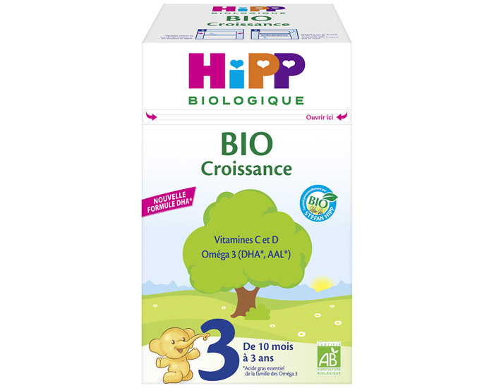 HIPP Croissance 3 - Ds 10 mois - 700g