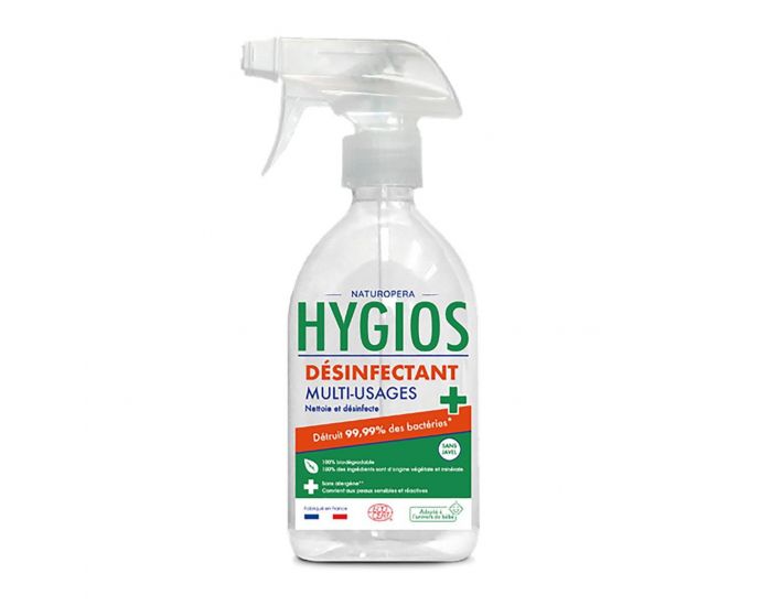 HYGIOS Spray d�sinfectant multi-surfaces 500ml Ecocert