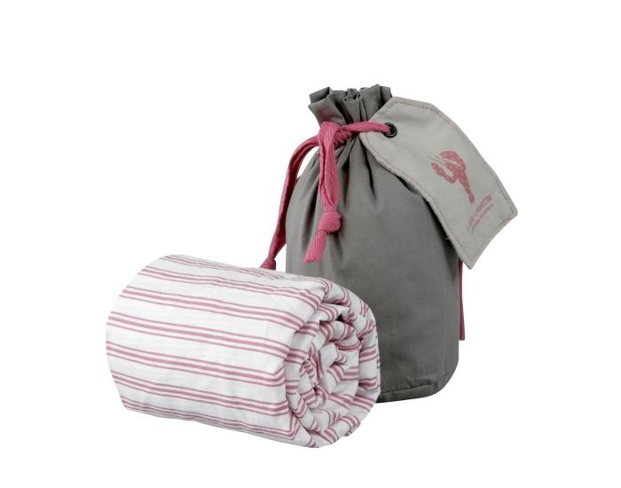 LITTLE CREVETTE Drap-housse Mlle Cerise 60 x 120 cm