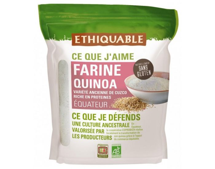 ETHIQUABLE Farine de Quinoa - Bio & �quitable - 400 g