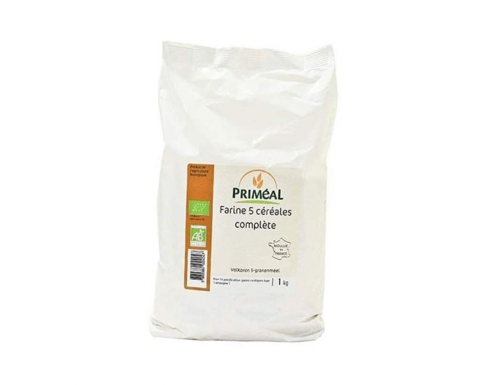 PRIMAL Farine 5 Crales Complte Bio - 1 kg