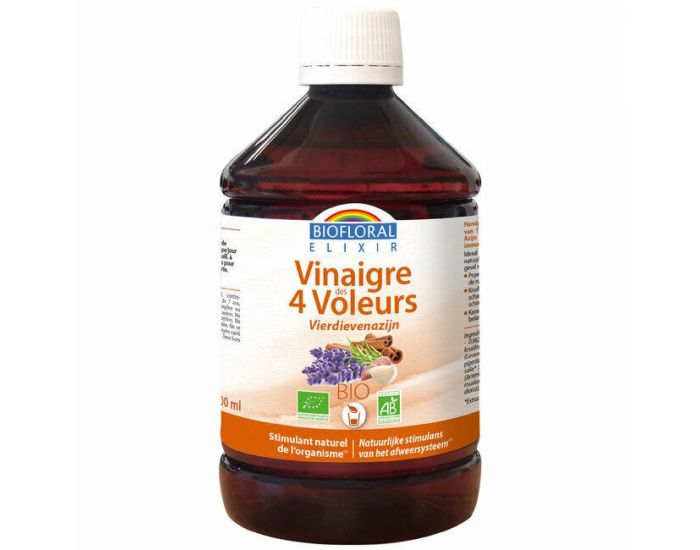 BIOFLORAL Vinaigre des 4 Voleurs Bio Stimulant Naturel - 500ml