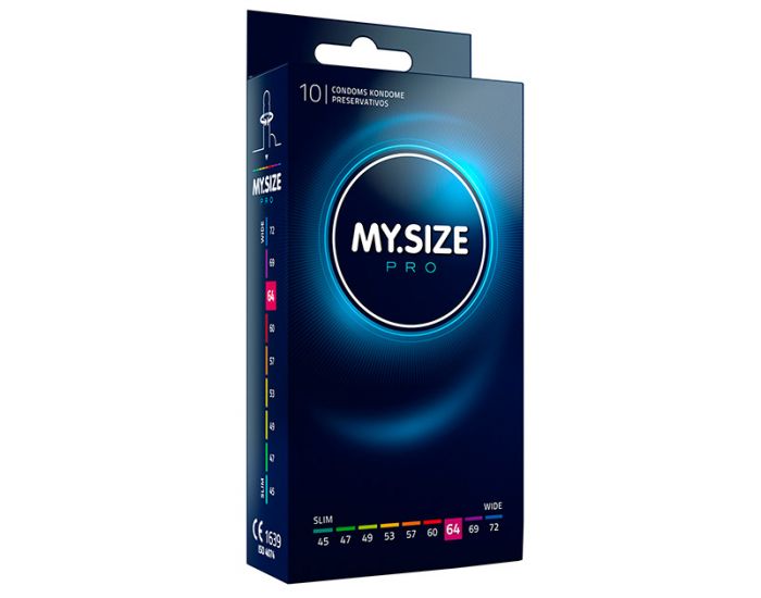  My Size Pro 64 Pack de 10 pr�servatifs