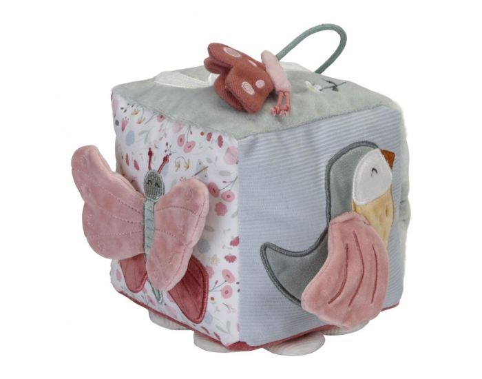 LITTLE DUTCH Cube d'Activit�s Soft - Flowers Butterflies - D�s 12 mois