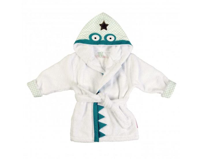 LITTLE CREVETTE Peignoir enfant Crocrodile