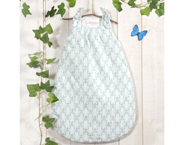 LITTLE CREVETTE Gigoteuse fille bleue Garden Party