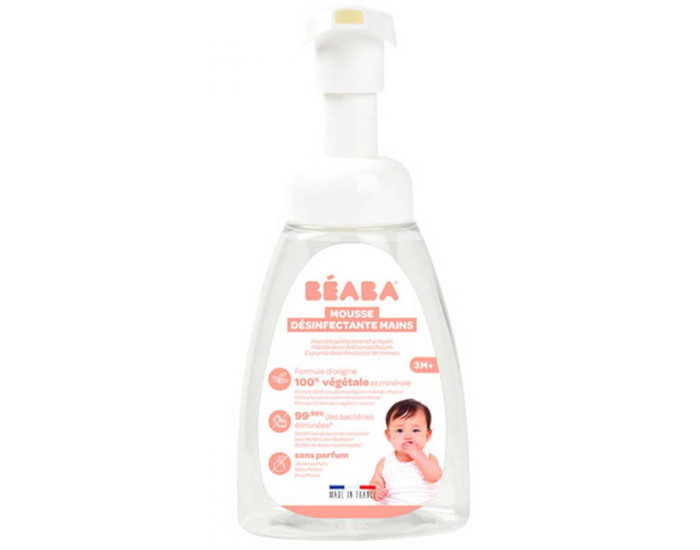 BEABA Mousse Dsinfectante Mains Sans Parfum - Ds 3 mois 250 ml