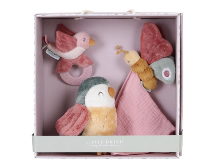 LITTLE DUTCH Coffret Cadeau - Flowers Butterflies - D�s 12 mois