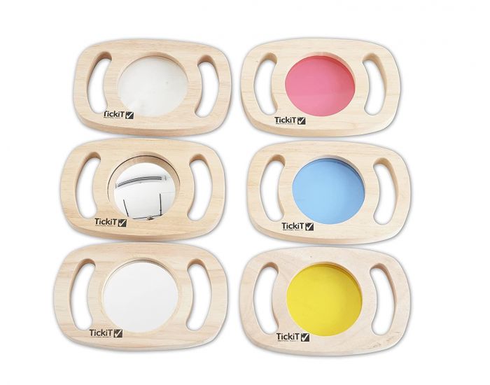 TICKIT Set de 6 pi�ces Couleurs et Miroirs - D�s 12 mois