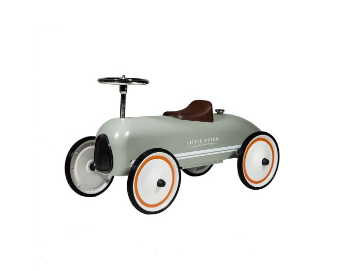 LITTLE DUTCH Porteur voiture r�tro Olive - D�s 2 ans