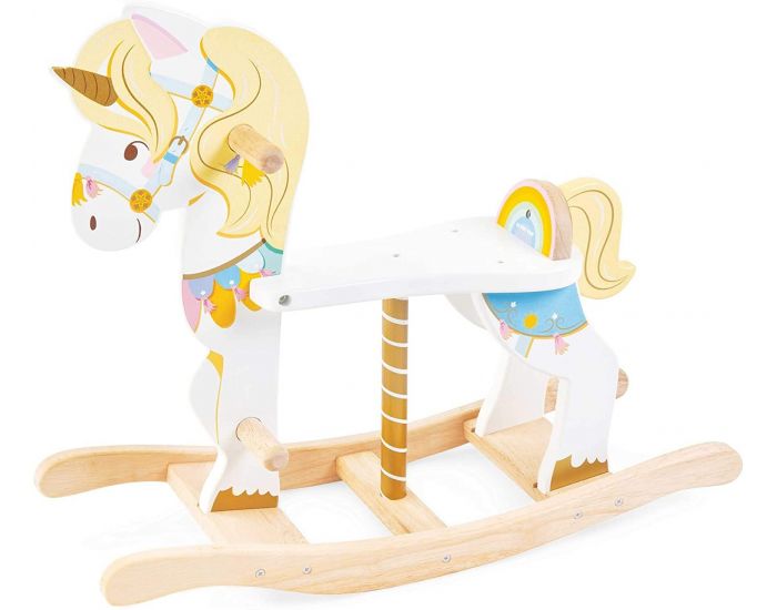 LE TOY VAN Licorne � Bascule Carrousel - D�s 1 an