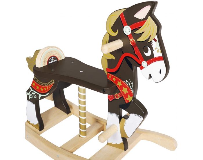 LE TOY VAN Cheval � Bascule F�te Foraine - D�s 1 an