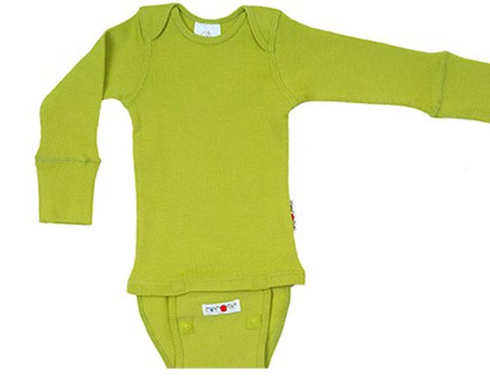 MANYMONTHS Body Manches Longues - Laine M�rinos - Sweet Apple