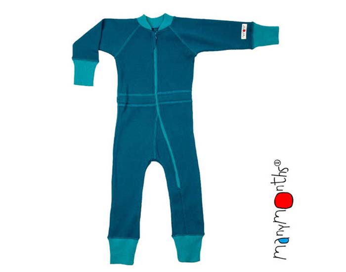 MANYMONTHS Combinaison B�b� - Laine M�rinos - Mykonos Waters