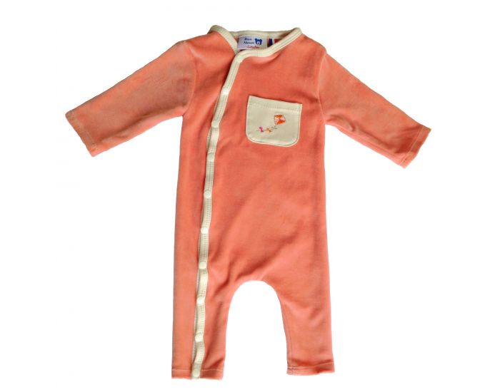  Combinaison en Coton Biologique - Saumon