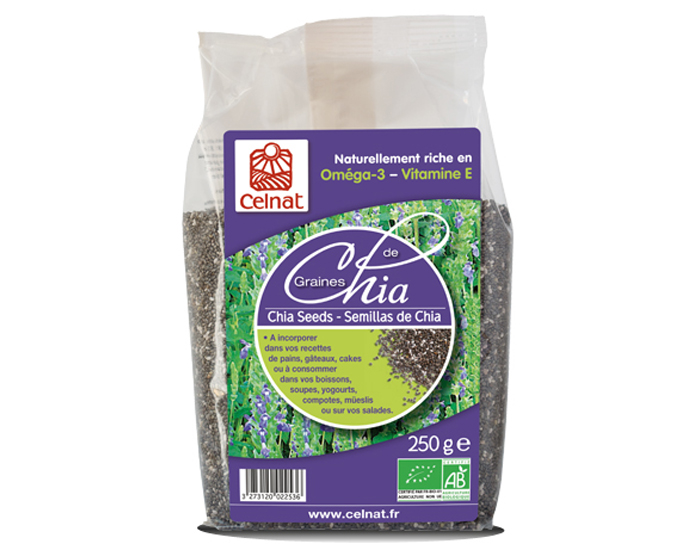 CELNAT Graines de Chia - 250 g