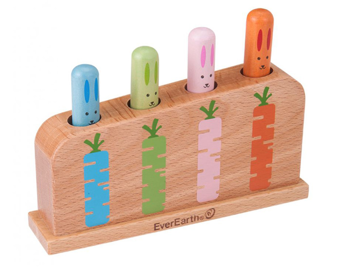 EVEREARTH Pop-up Lapin - Ds 18 mois