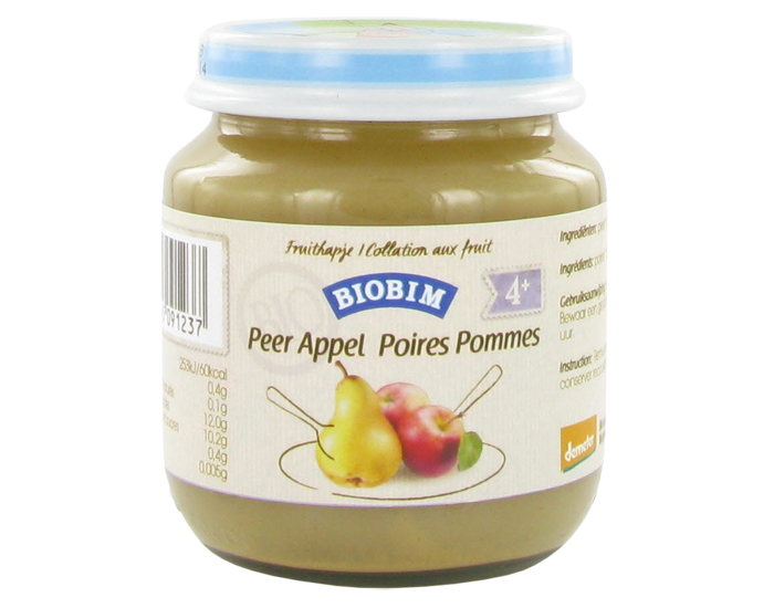 BIOBIM Petits Pots de Fruits - 125 g