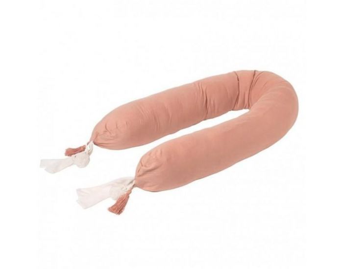 FABELAB Tour de Lit Traversin Bio Old Rose