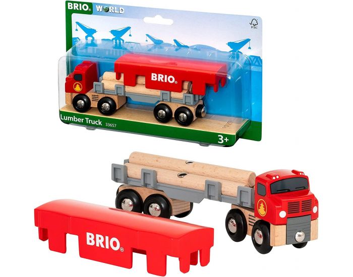 BRIO Camion de Transport de Bois - D�s 3 ans