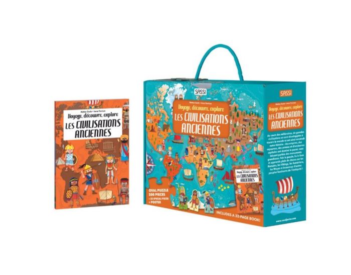 SASSI JUNIOR Voyage, D�couvre, Explore - Les Civilisations Anciennes - D�s 6 ans