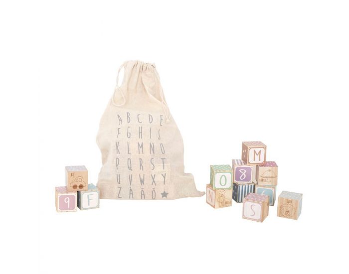 JABADABADO Cubes en Bois Alphabet - D�s 2 ans