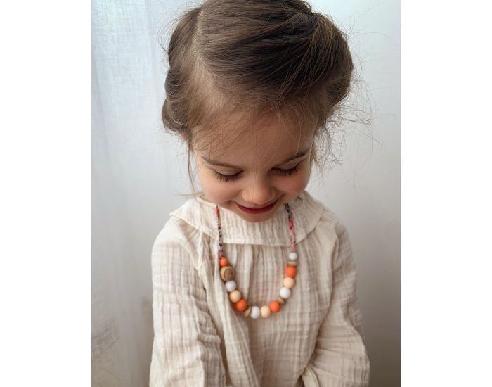 MAWEN MATERNE Collier Enfant - Arc-en-Coeur - D�s 36 mois