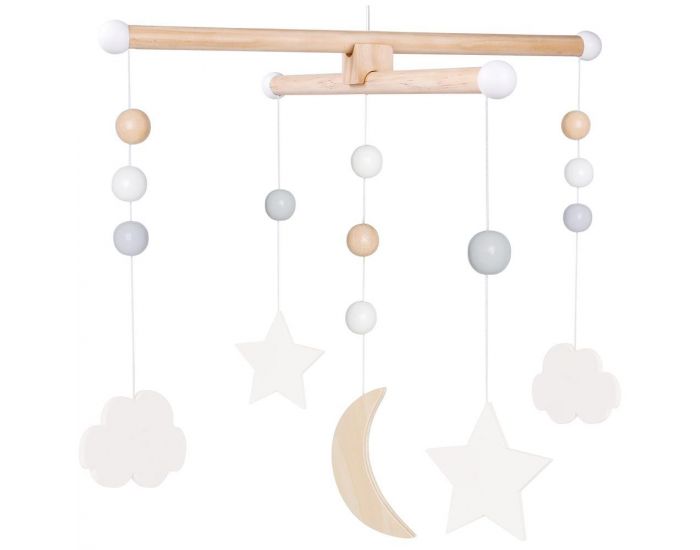 JABADABADO Mobile En Bois - Nuages