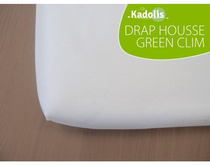 KADOLIS Drap housse Green Clim lit bb 60x120 cm dif. coloris