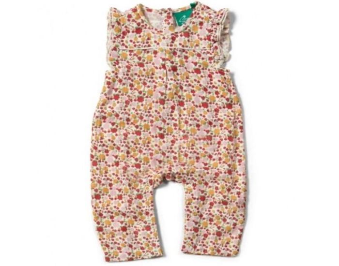 LITTLE GREEN RADICALS Combinaison B�b� Bio - Fleurs