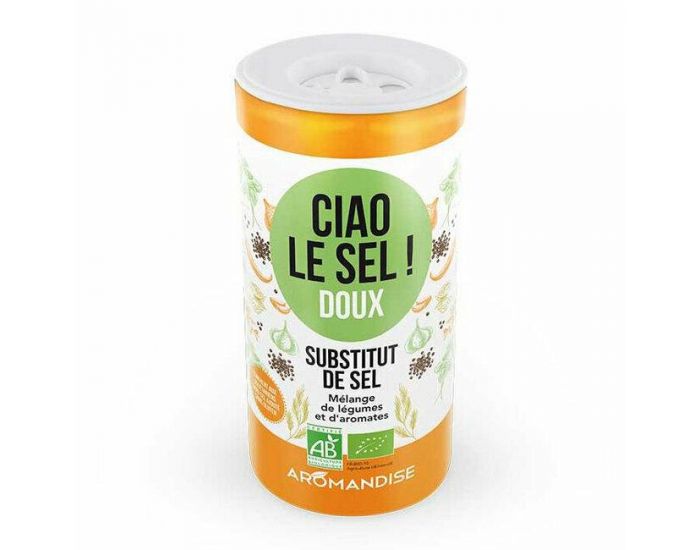 AROMANDISE Ciao le Sel Doux - Substitut de Sel Bio - 70g